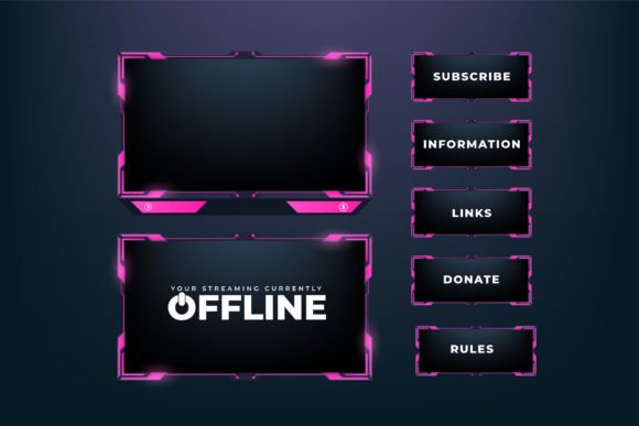 Download Live Gaming Screen Interface Template - Interface Collection