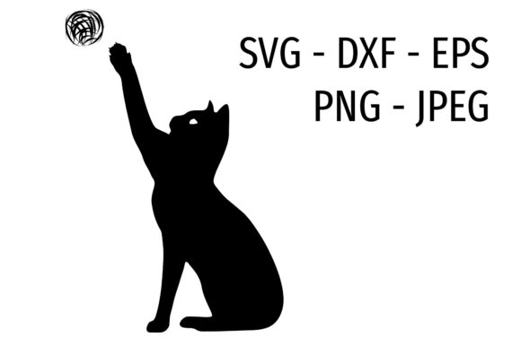 Download Playing Cat Silhouette - Play Collection
