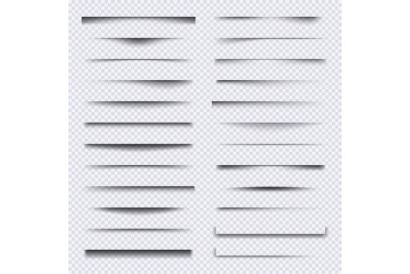 Download Shadow Dividers. Realistic Web Elements - Web Collection