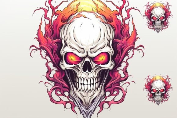 Download Skull Drawings Gothic Design - Gothic design Collection