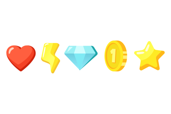 Download Game Interface Icon. Cartoon Style Ui Sy - Interface Collection