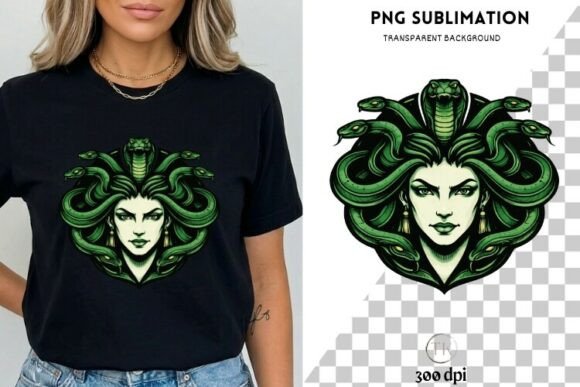 Download Medusa PNG | Snake Woman Gothic Design - Gothic design Collection