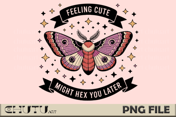 Download Hexy Moth PNG - Cute Gothic Design - Gothic design Collection