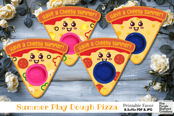 Download Play Dough Pizza Summer Paper Toy Favor - Play Collection