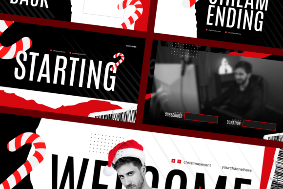 Download Christmas Esports Stream Overlay - Esports Collection
