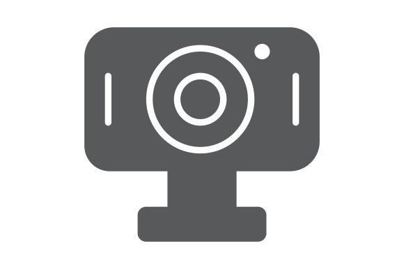Download Webcam Glyph Icon - Web Collection