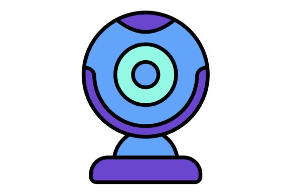 Download Webcam Filled Line Icon - Web Collection