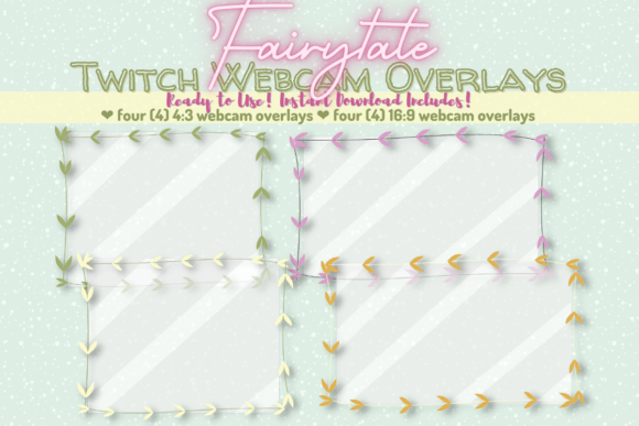 Download Fairytale Twitch Webcam Overlays - Web Collection