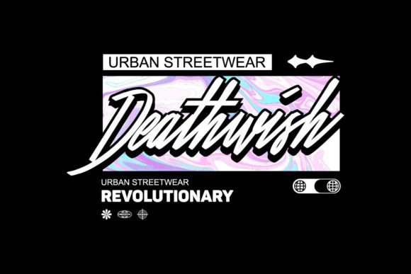 Download Deathwish Streetwear Graphic Templates - Graphic templates Collection