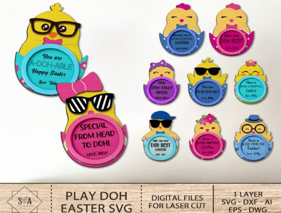 Download Bundle Play Doh Easter Chick Svg - Play Collection
