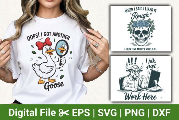 Download Goose Humor, Skull Flower Gothic Design - Gothic design Collection