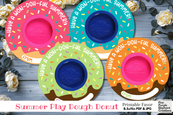 Download Play Dough Donut Doughnut Summer Favor - Play Collection